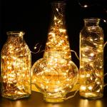 2M 5M 10M Led string light Waterproof battery fairy lights outdoor lamps for