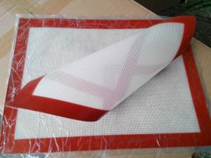 Wholesale Food Grade Anti-slip Nonstick Fiberglass Silicone Baking Mat from china suppliers