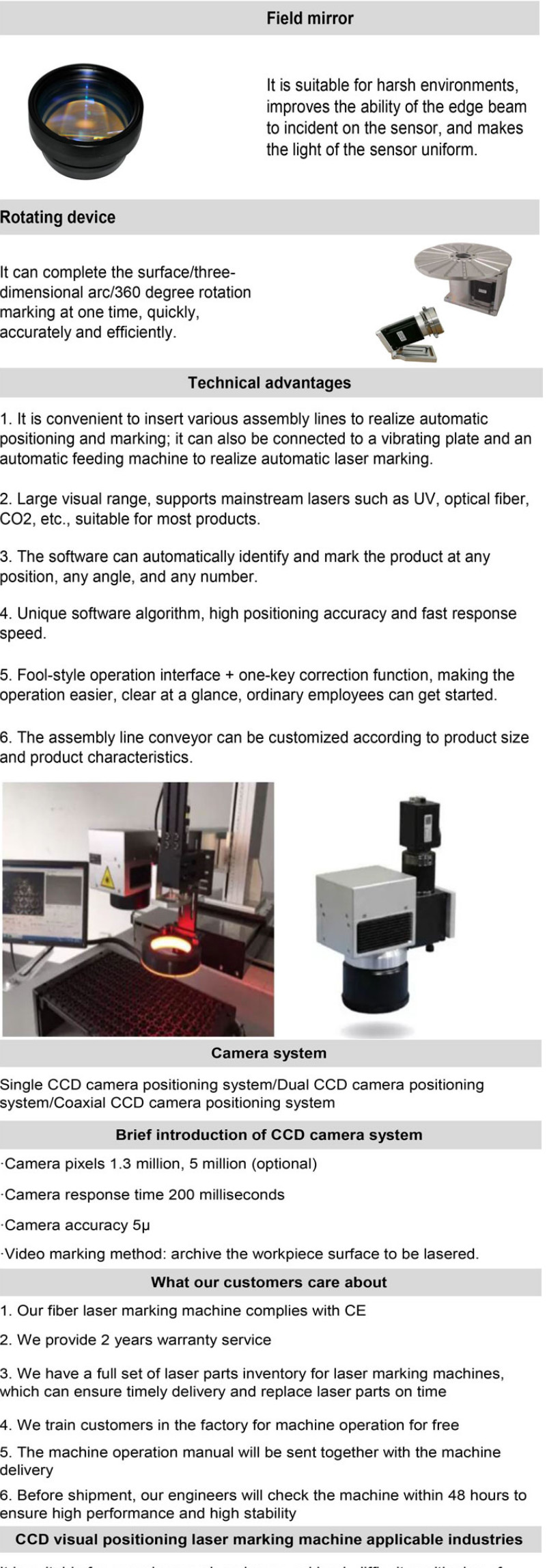 CCD flying fiber laser marking engraving machine with flying system for Production date Qr code logo marking