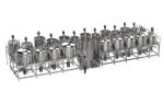 Vacuum Hydraulic Lifting Toothpaste Making Machine For Emulsification