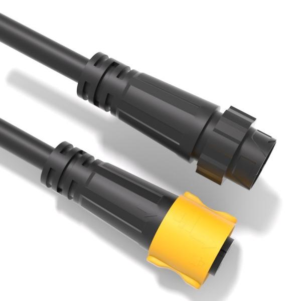Self Locking IP67 Waterproof Male Female Connector 2 - 8 Core Breeding Farm