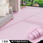 Anti Slip TPH Vinyl Flooring Self Adhesive Black Bathroom Floor Tile Stickers