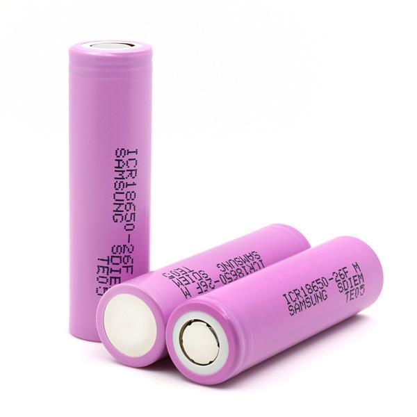 Samsung ICR18650-26FM 18650 2600mAh 3.7V lithium-ion rechargeable battery cell