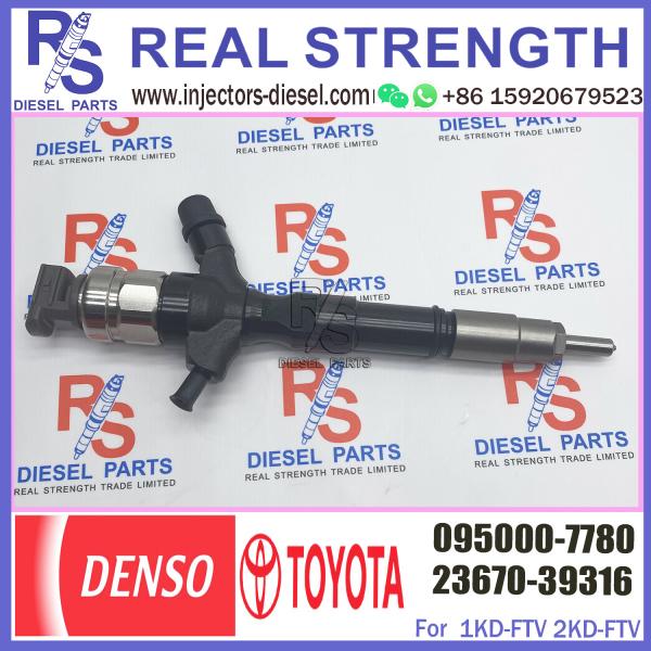 1KD FTV Fuel Injector 095000-6760 095000-7780 095000-7030 23670-39215 095000