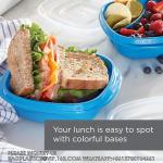 Food Storage Containers With Lids For Lunch, Meal Prep, And Leftovers,