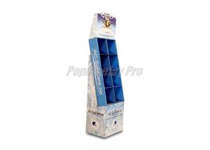 Wholesale Temporary Cardboard Floor Displays 8 Pockets With Dividers Environmental Friendly from china suppliers