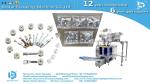 Furniture cam lock fitting counting packaging machine