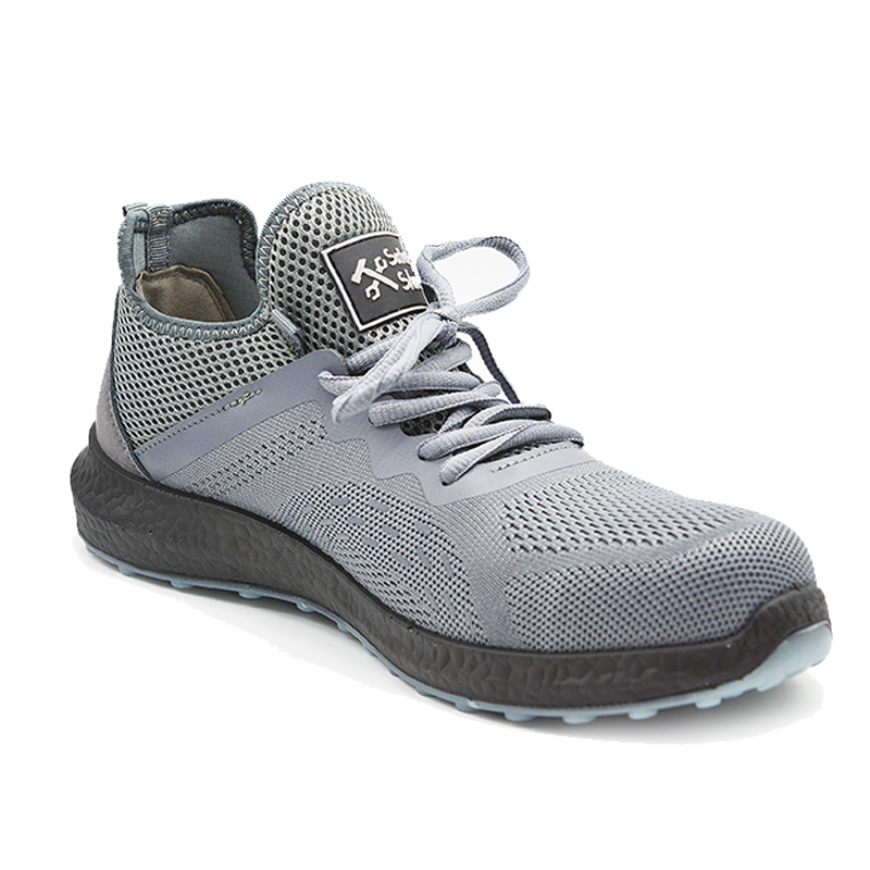 Euro 37-47 Campela Lining CE Work Shoes with Steel Toe Cap and Fly Knitting Fabric