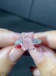 Radiant Cut Lab Made Diamond Necklace 4.31CT With IGI Certified