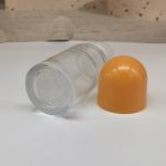 Empty Clear Deodorant Stick Container Thick Glass Roller Ball Essential Oil