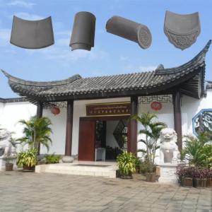China Traditional Grey Waterproofing Clay Roof Tiles For China Traditional House on sale