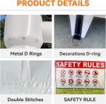 OEM Inflatable Bubble House Moon Jumping White Bouncy Castle