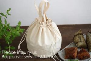 China Natural Beige Thick Canvas Drawstring Pouches Produce Bags Muslin Bags Gift Bags Sacks Sachet Bags for Jewelry Candy Fav on sale