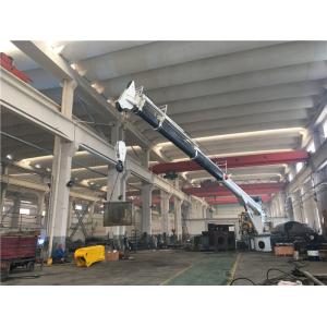 Hydraulic Offshore Pedestal Crane , Hydraulic Telescopic Crane Easy Maintenance