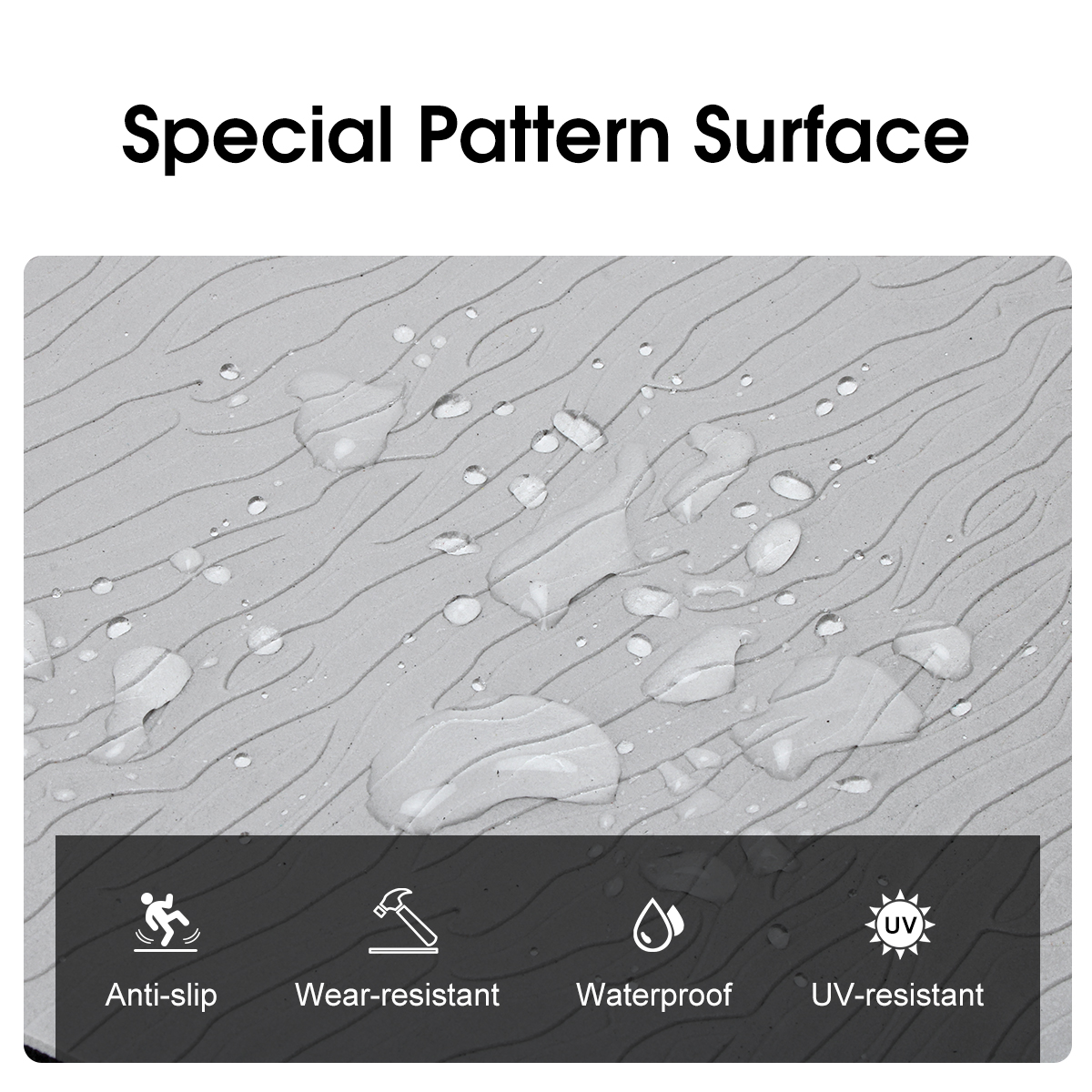 EVA Foam Pads Non-Slip Deck Mats for Waterproof Stair Protection in Modern Design Style