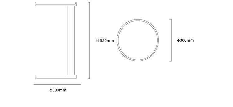 Hotel Golden Metal Side Table Modern High End Interior Furniture Customisation