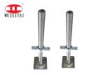 ISO 32mm Steel Base Jack Solid Scaffolding U Head Adjustable