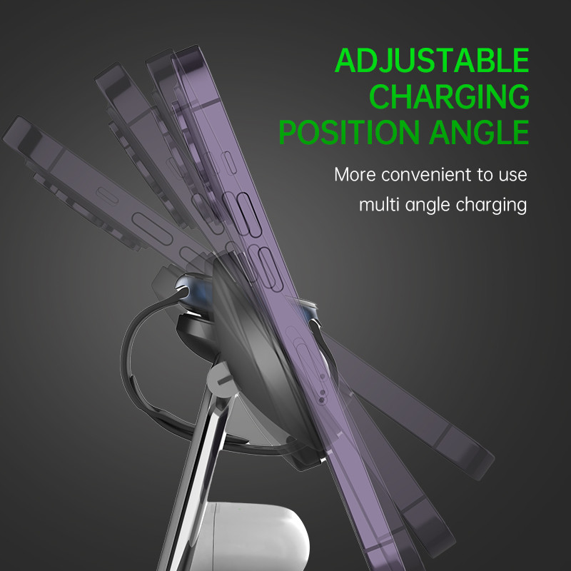 T256 Multi-functional Wireless Charger Support Apple & Samsung Devices