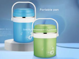 Wholesale Convenient for students and workers lunch pot 1.9L big capacity popular stainless thermos food jar with handle lid from china suppliers