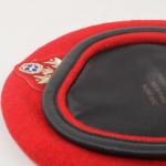 Red Military Wool Beret Military Tactical Headwear For Special Forces Men And