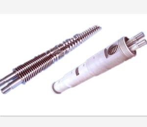 Wholesale Lightweight Conical Twin Screw Barrel 38CrMoAIA / 9Cr18MoV Material Anti Rust from china suppliers