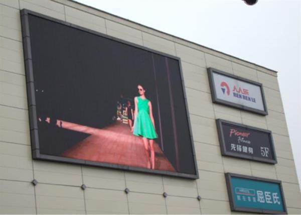 Hanging Outdoor Full Color Advertising LED Billboard P10 Shopping Market Video