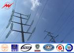 132KV 18m Bitumen Steel Utility Pole for Africa Power Distribution