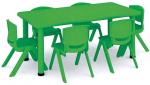 preschool tables and chairs safety plastic furniture equipment for nursery