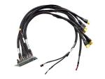 300V 600mm PET Woven Mesh Wiring Harness For Power Transfer Board Wiring Harness