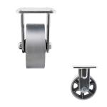 125x50mm Diameter Cast Iron Heavy Duty Casters With Grease Nipple