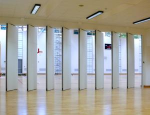 China Sliding Door Movable Partition Wall Retractable Door For Hotel 5 Years Warranty on sale