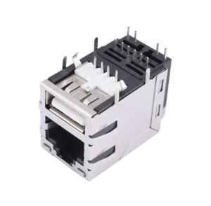 Wholesale 1.5 AMP Current Rating 1000M USB 2.0 RJ45 Ethernet Connector from china suppliers
