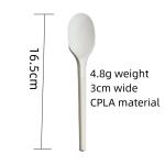 Disposable CPLA Fork Spoon Knife Plastic Cutlery Set With Napkin