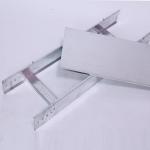 Load Capacity Hot Dip Galvanized Steel Cable Tray With Ventilation Groove And
