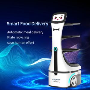 China Restaurant Cute Autonomous Mobility Robot Food Delivery Service HD Screen on sale