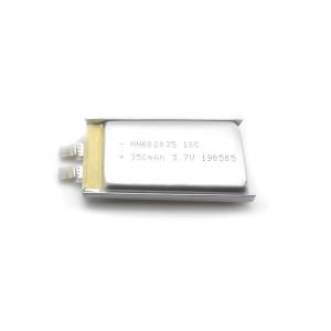 Wholesale PL602035 MSDS 3.7V 350mAh Lithium Ion Polymer Battery from china suppliers