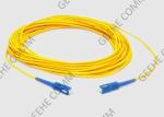 Yellow 3.0mm SC To SC Single Mode Fiber Optic Patch Cord