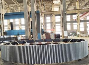 Wholesale 42CrMo Steel 16000mm Large Ring Gear For Cement Mill And Rotary Kiln Girth Gear from china suppliers