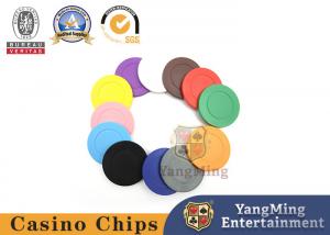 China Texas Roulette Casino Table 4g ABS Plastic Poker Chips With No Denomination on sale