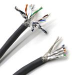 99.999% Oxygen Free Copper Conductor Cable , SFTP Cat7 Network Cable For CCTV