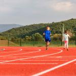 13mm Thickness Jogging Track Material Synthetic Sports Vinyl Flooring