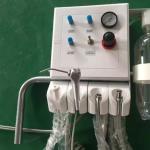 Wall Hanging Dental Air Compressor Portable Dental Turbine Unit With Water