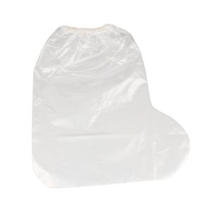 Wholesale Elastic Cuff Blue / White PE Disposable Shoe Covers For Room Cleaning And Veterinary from china suppliers