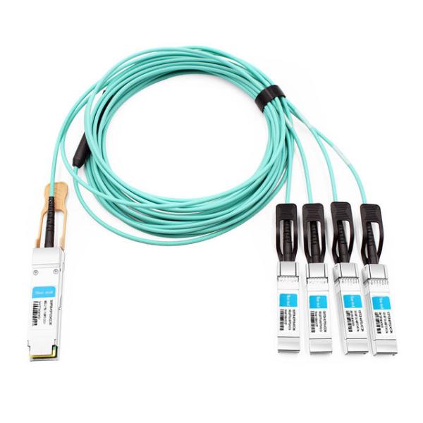 Brocade 100G-Q28-S28-AOC-0301 Compatible 3m (10ft) 100G QSFP+ to Four 25G SFP28