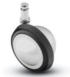 Metal Ball Castor Wheels Grip Ring Stem