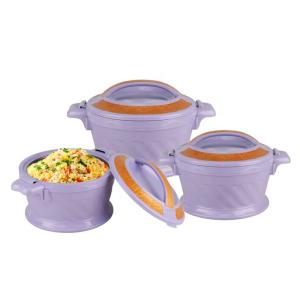 Wholesale Keep Warm Lunch Box Set 3pcs Double Wall Insulated Stock Pot Set from china suppliers