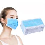 Hypoallergenic Disposable Surgical Face Mask High Filtration Capacity Blue Color