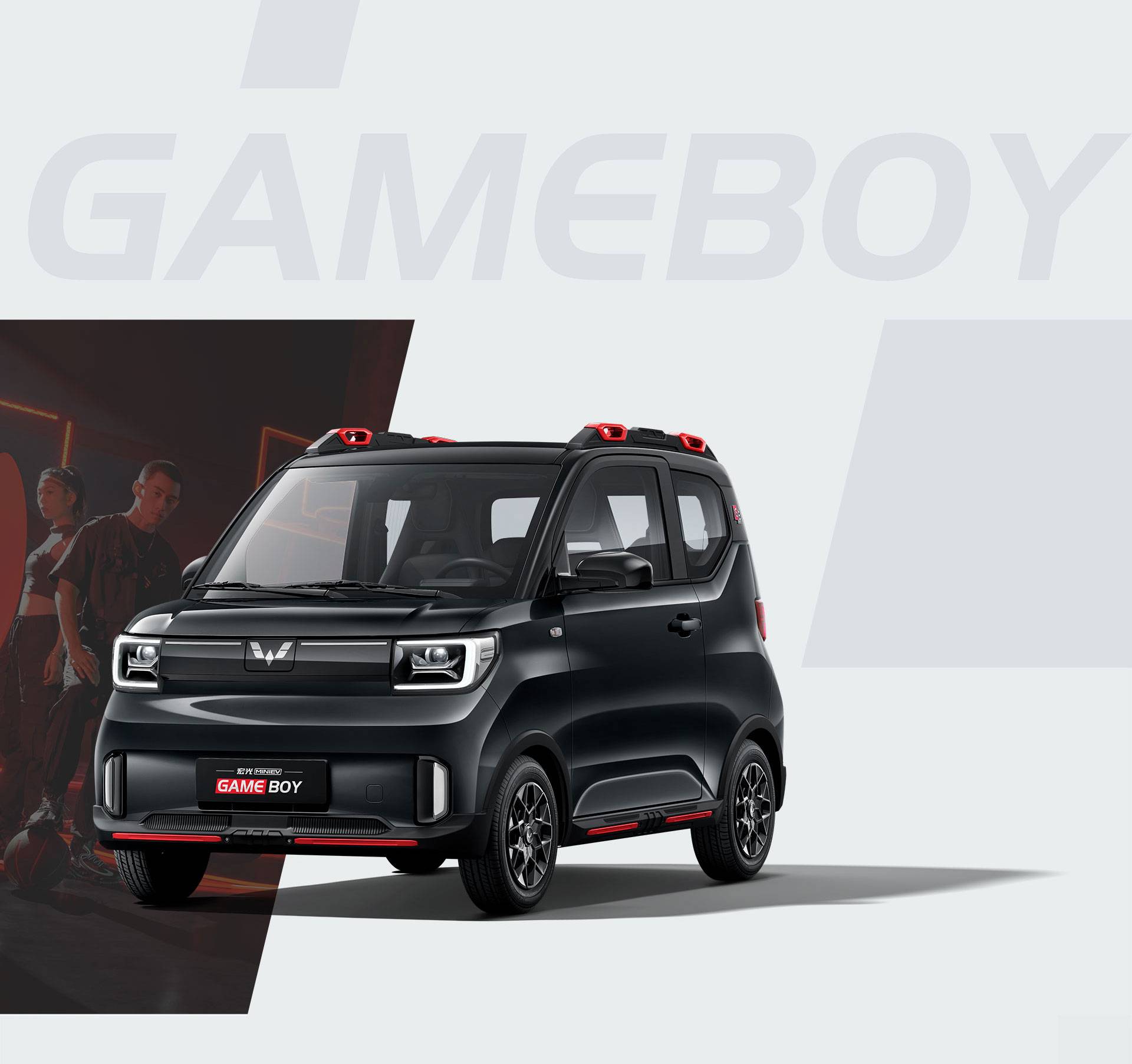 Mini Family Sports Cars 2023 Wuling Mini EV Electric Cars in Pure Electric with Maximum Power 30kW 41Ps