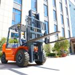 Power Steering heavy loads Diesel Engine Forklift 3-6m Lifting Height