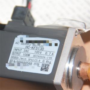 Wholesale Mitsubishi HC-KFS43BG2 AC Servo Motor 3AC 129V 2.3A 400W 3000R/MIN from china suppliers